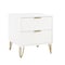 Manhattan Comfort DUMBO 2.0 Nightstand in White, 2PK 2-NS002-WH - alternate 7